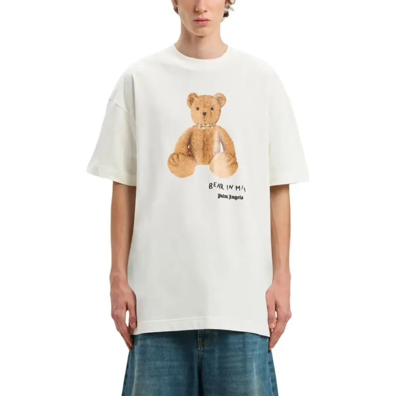 PALM ANGELS Bear In Mind T Shirt-3