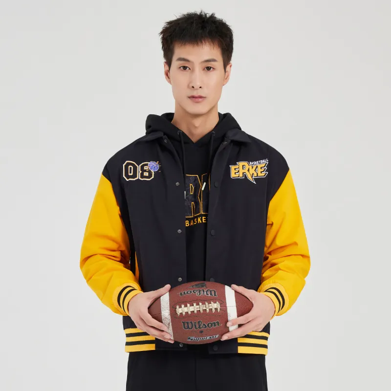 Erke Jacket Men's Jet Black/Cadmium Yellow-6