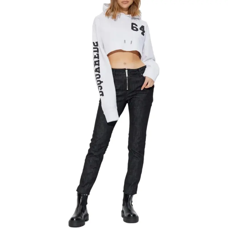 DSQUARED 2 Dyed Cool Cropped Fit Hoodie-3