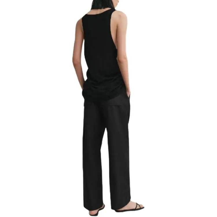 TOTEME Tank Tops Women's Black-3
