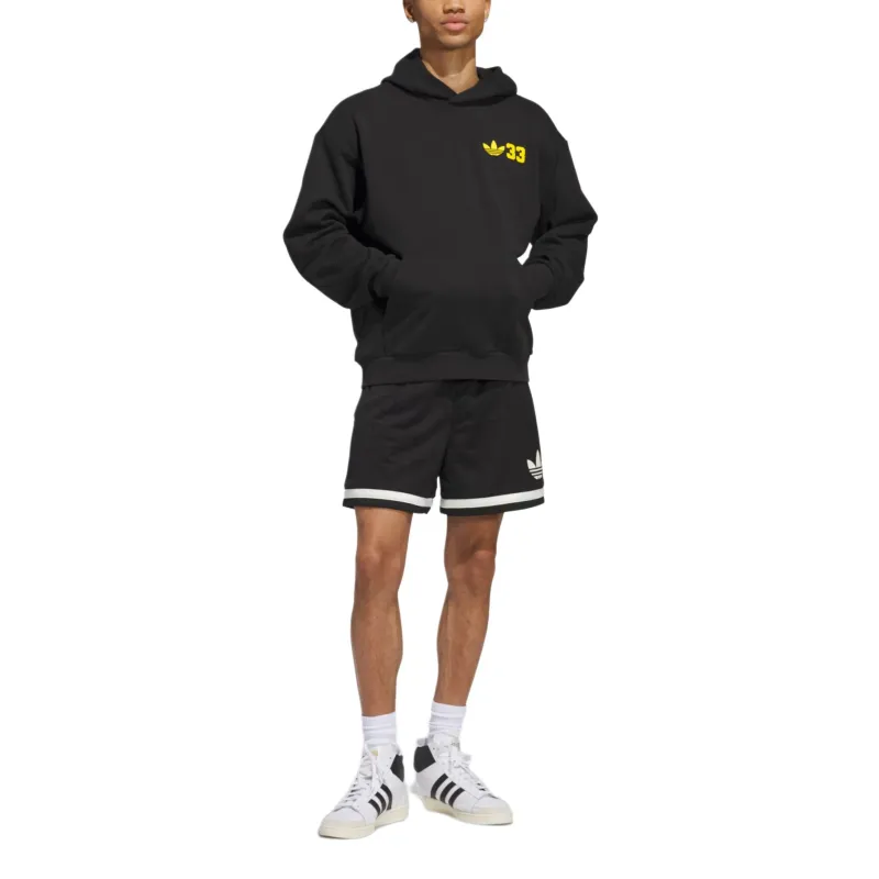 Adidas Originals SS25 Sweatshirt Unisex Black/Sunlight Yellow-4