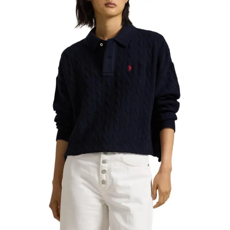 Ralph Lauren Polo Shirt Women's Marine Blue-2
