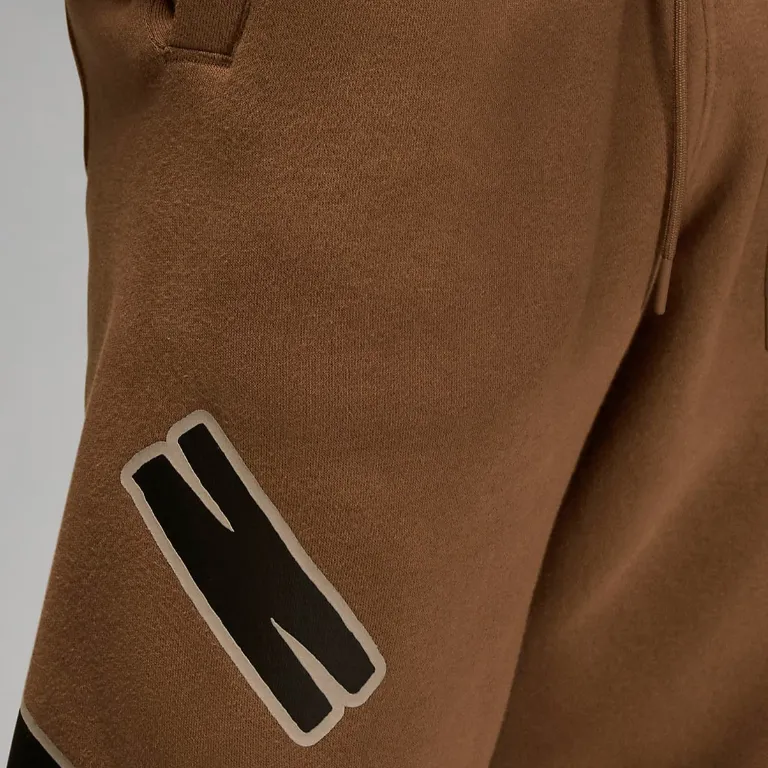 Jordan Flight MVP Knitted Sweatpants Men's Tan-3