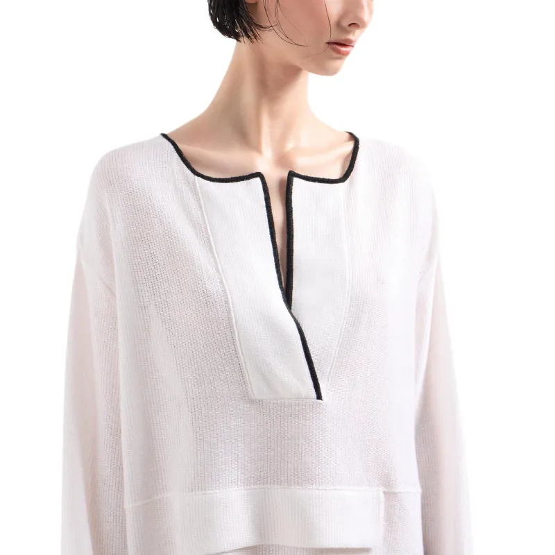 GIORGIO ARMANI Polo Shirts Women's White-4