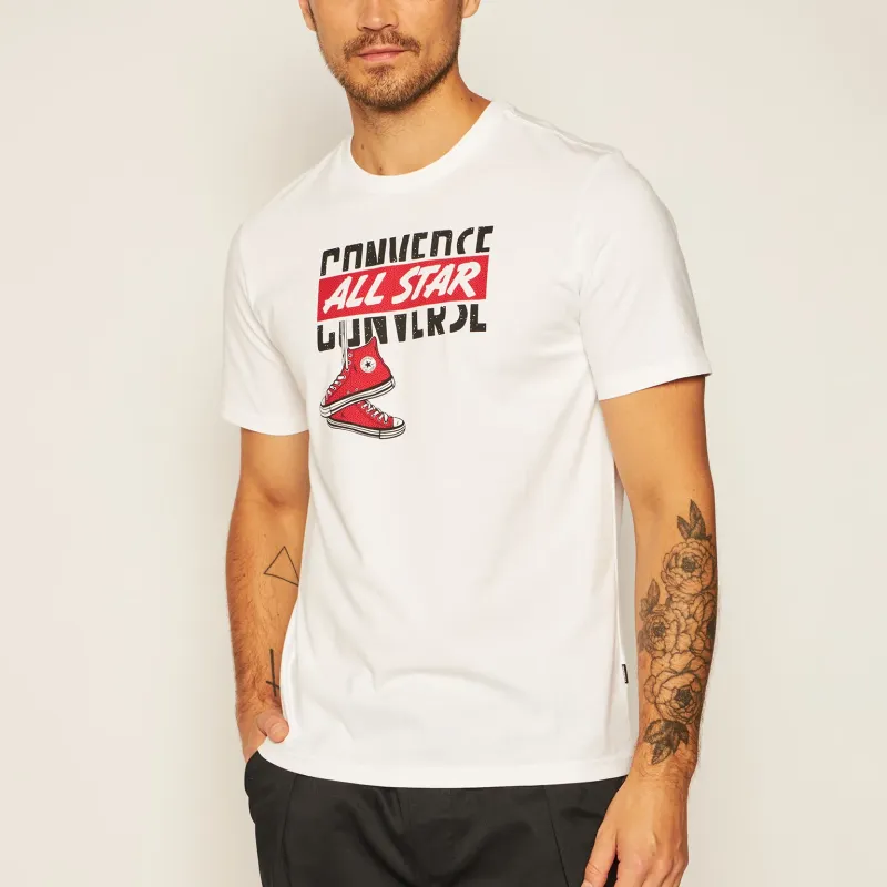 Converse Chuck T Shirt Men's White-3