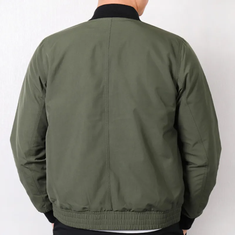 Adidas EI JKT FL BOMB Jacket Men's Light Gray Green-4