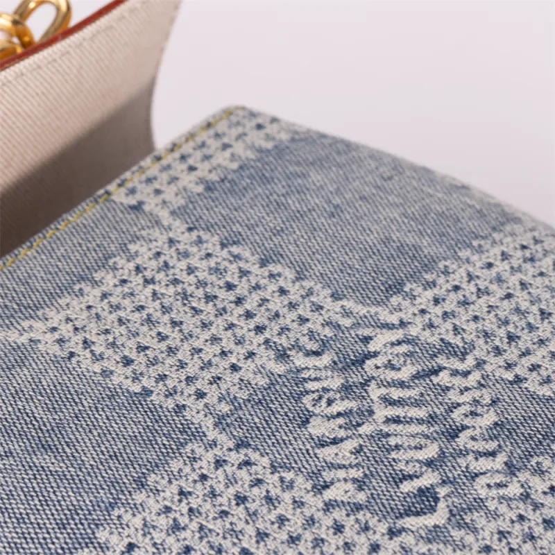LOUIS VUITTON Nano Steamer Damier Denim 3D Blue Denim-5