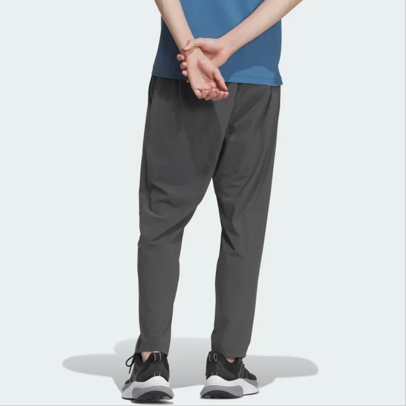 Adidas Knitted Sweatpants Men Solid Dark Gray-3