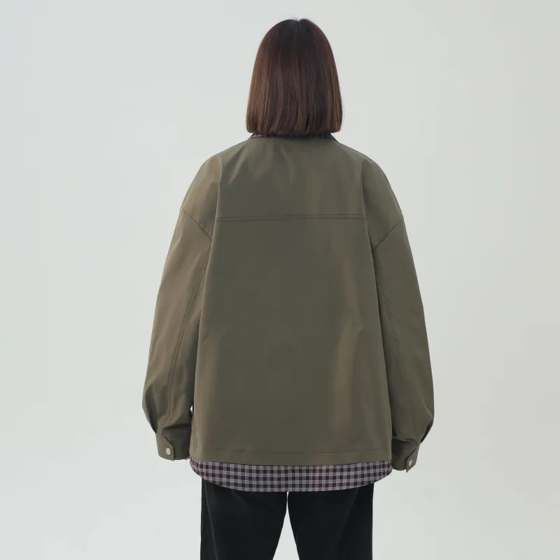 JIMI&JONS Shirt Collar Pilot Jackets & Coats Unisex-5
