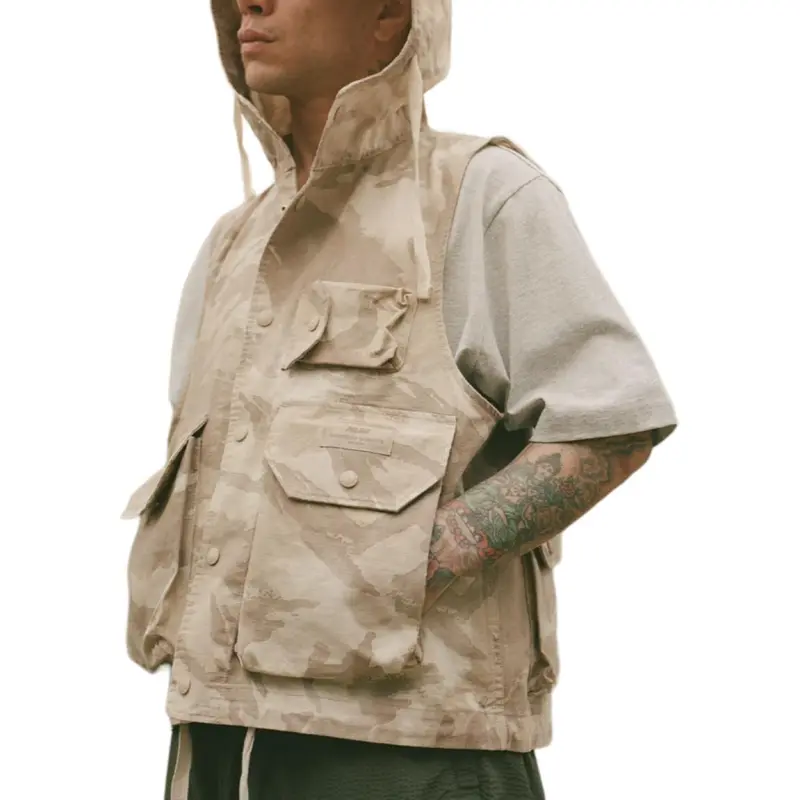 Engineered Garments X PALACE Vests Unisex Umber-3