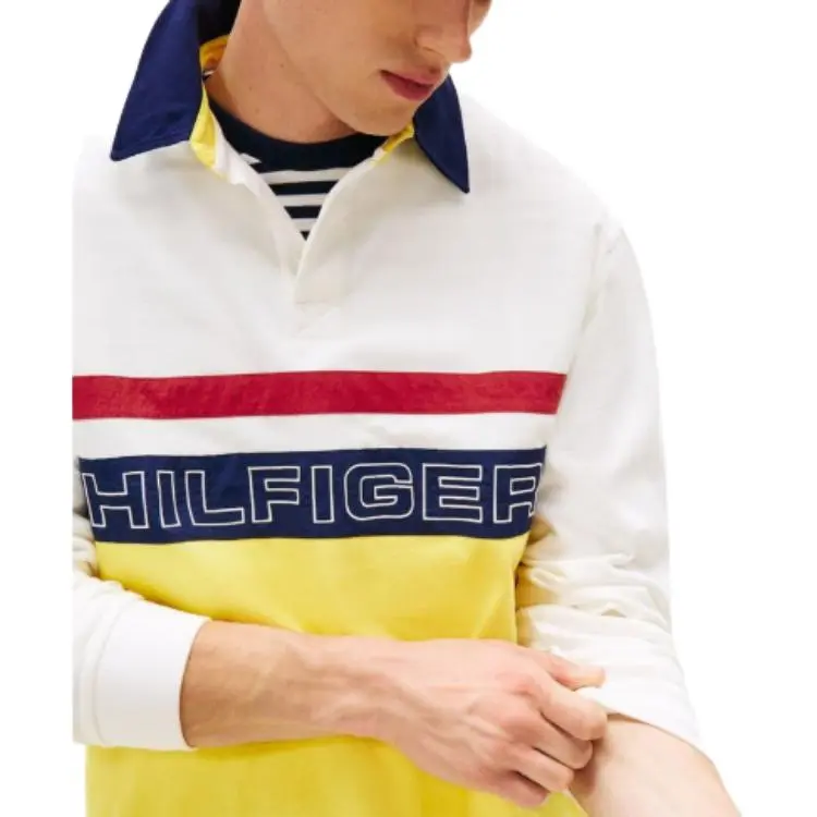Tommy Hilfiger Polo Shirt Unisex Yellow-6