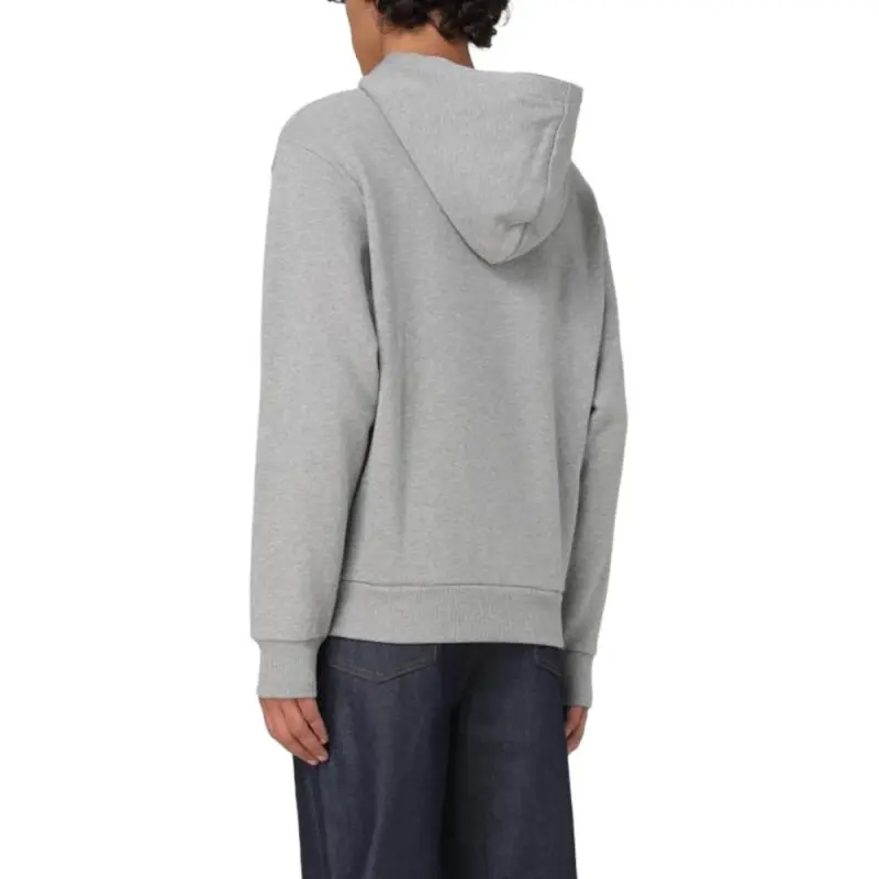 A.P.C Logo Printed Straight Hem Hoodie-1