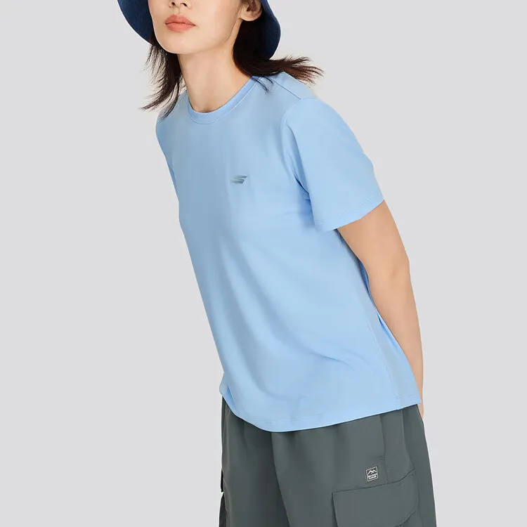 Skechers T Shirt Women's Frost Blue 03ZS-1