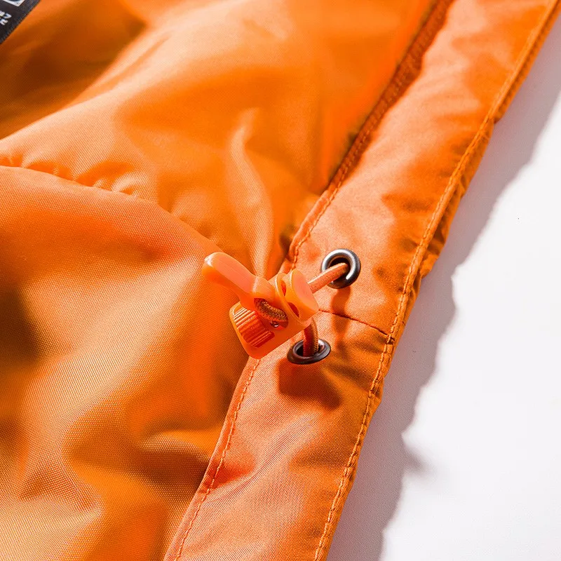 THE NORTH FACE Outdoor Hiking Waterproof And Breathable Windbreaker Jacket Men's Orange-2