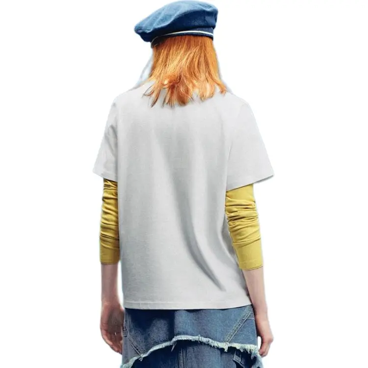 URBAN REVIVO T Shirt Women's Raw White-5