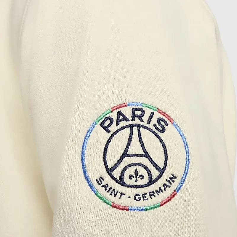 Nike Paris Saint GermainClub Sweatshirt Men's Coconut Milk/Midnight Marine Blue-3