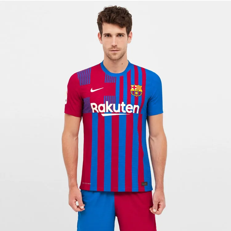 Nike Soccer Jerseys Men Blue-3