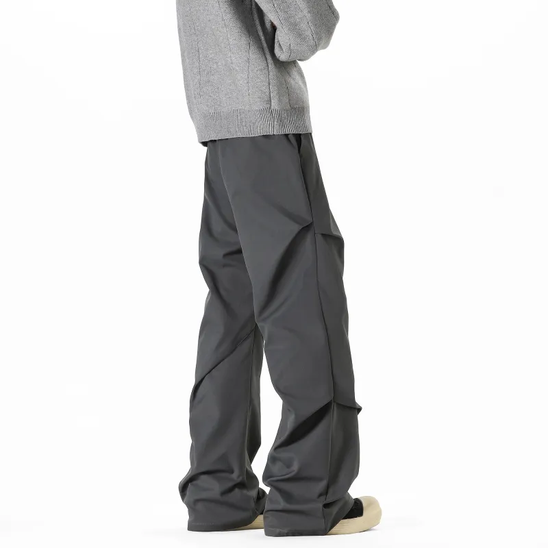 TESTUNG Casual Pants Unisex Black-28