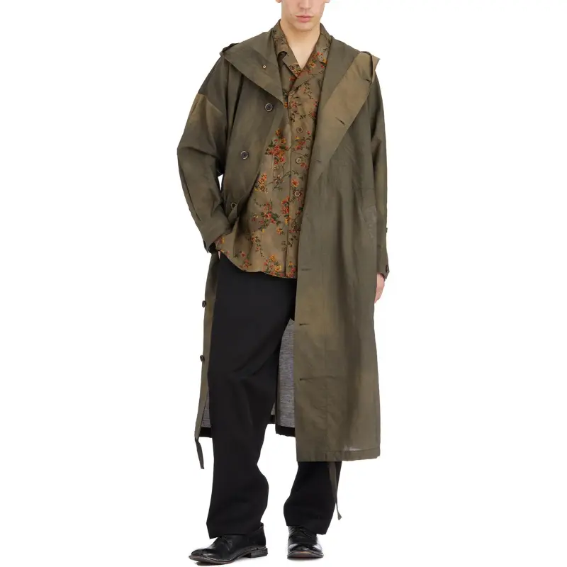 UMA WANG Hooded Coat-1