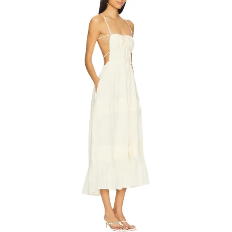 FREE PEOPLE Slip Dress Women's Ivory White-1