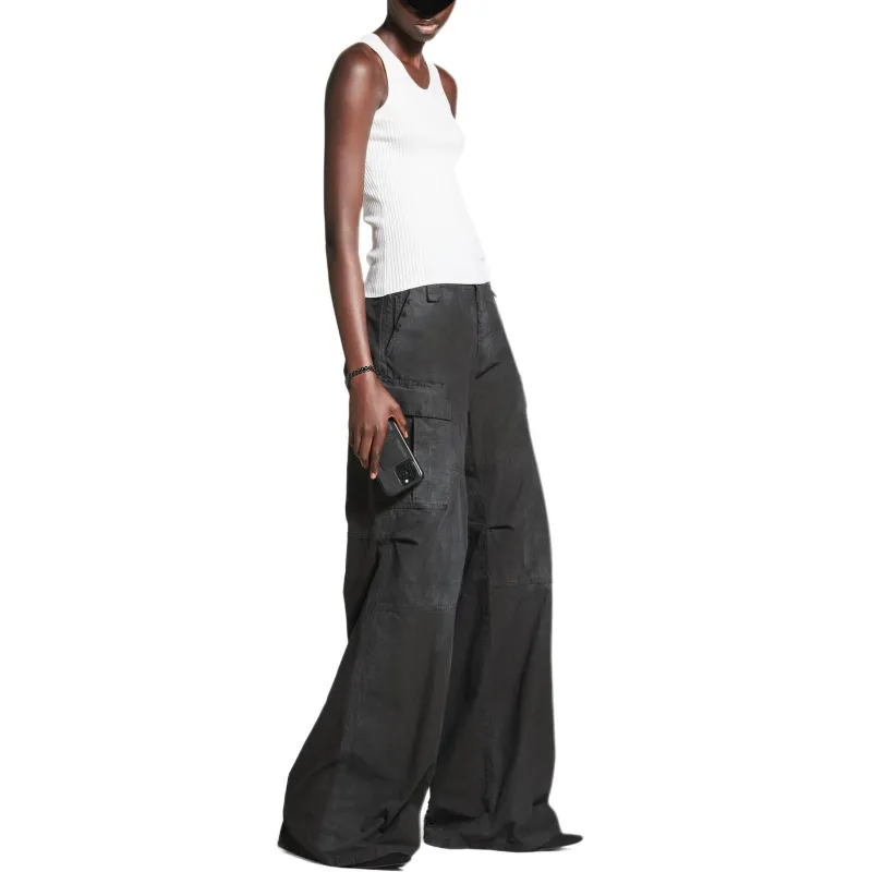 Balenciaga Tank Top Regular Fit Women's White-4
