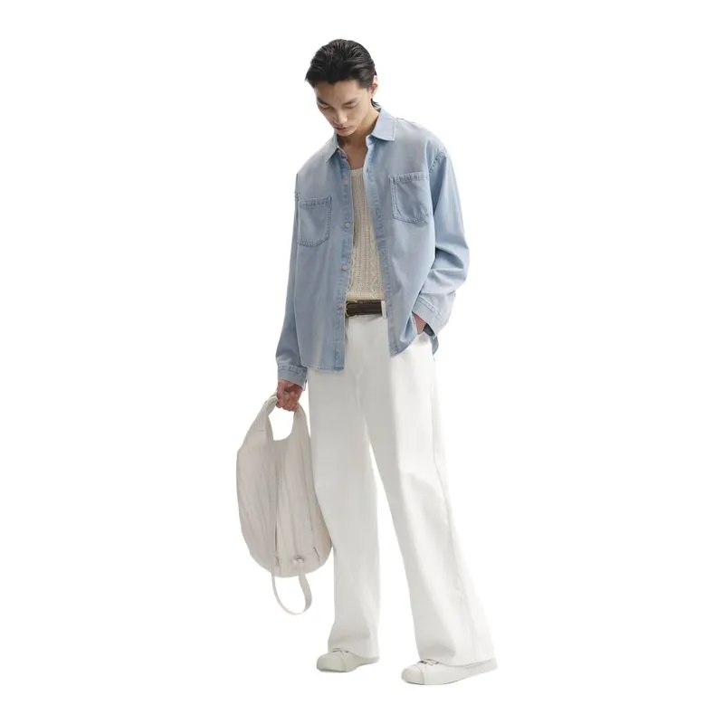 Nice Rice Shirt Unisex Moon Blue-3