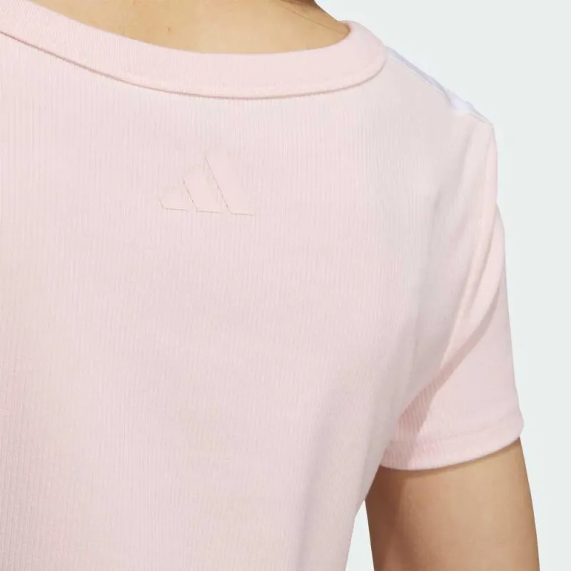 Adidas Regular T Shirt Women's Light Pink-3