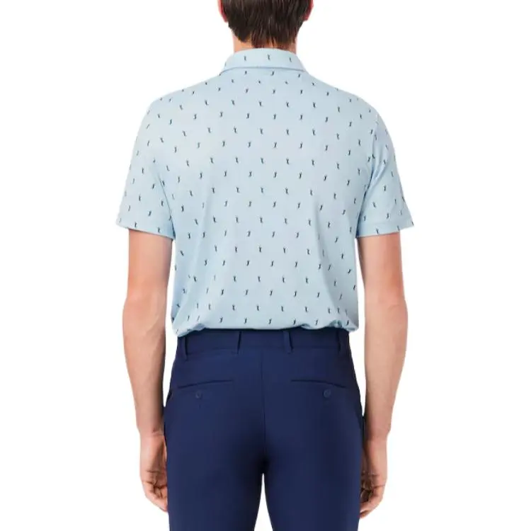 LACOSTE Polo Shirt Men's Light Blue/Blue-2