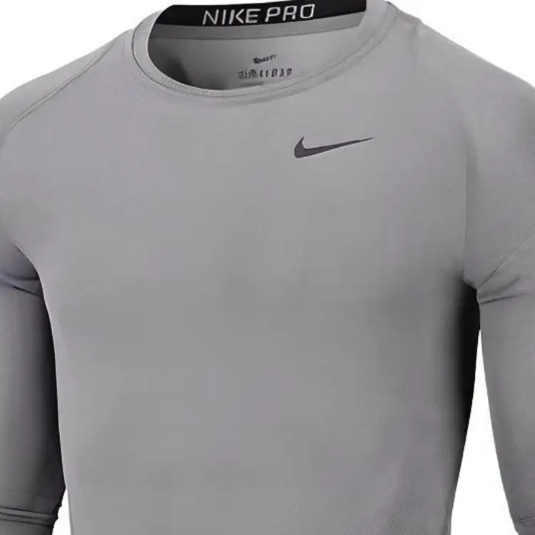 Nike T-Shirts Men Gray-3