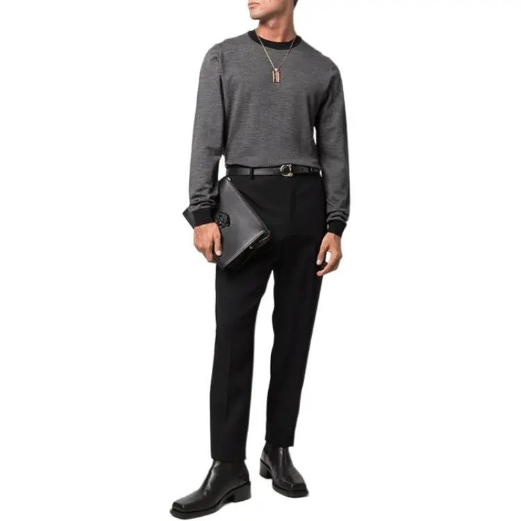 FENDI Sweaters Men Gray-1