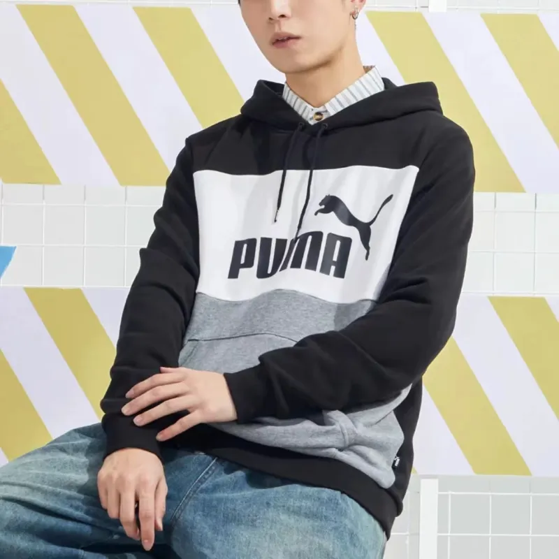 PUMA Sweatshirt Men's Black Shopping Bag Included-4