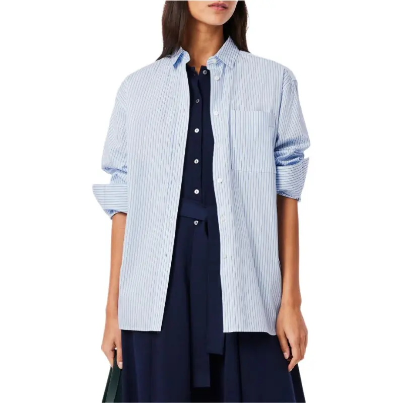 LACOSTE Shirt Women's Light Blue-1