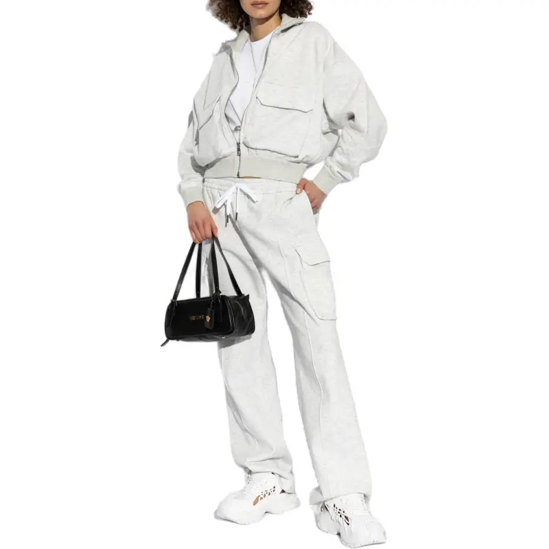 VERSACE Long Sleeved Zip Up Sweatshirt-3