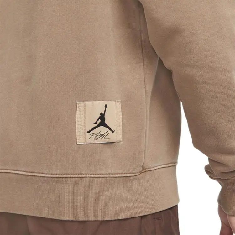 Jordan Sweatshirt Fall Men's Camel-5
