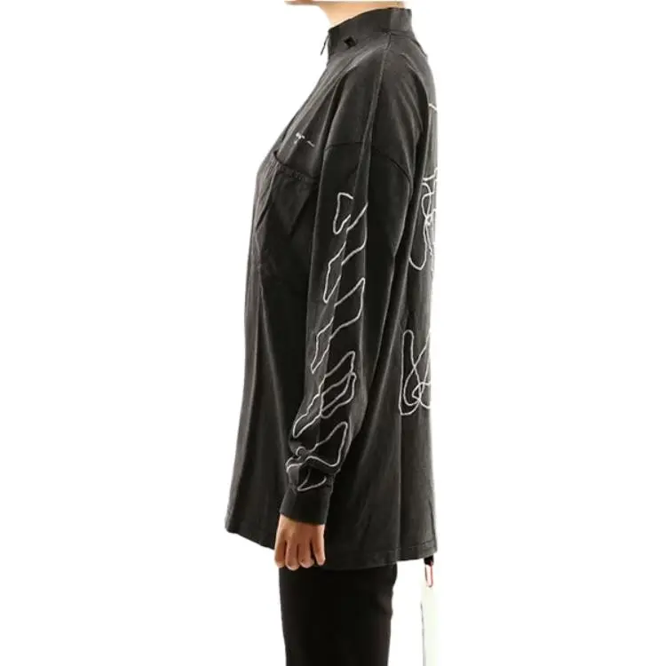 OFF-WHITE Mock Neck T-Shirt -3