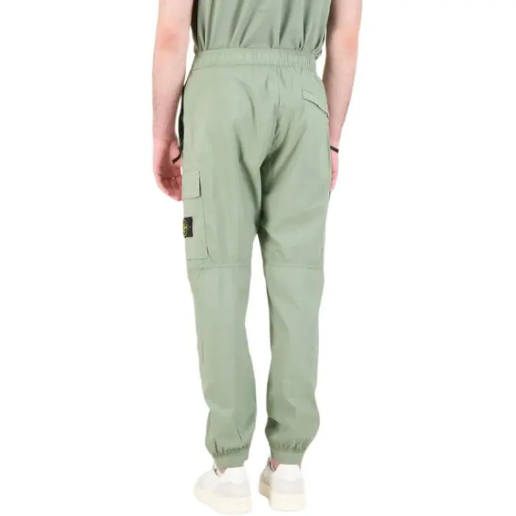 STONE ISLAND Compass Patch Tapered Leg Cargo Pants-4