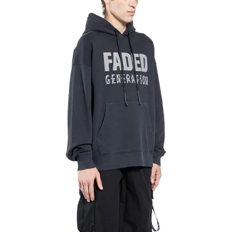 44 Label Group Faded Graphic Hoodie Sweater-3
