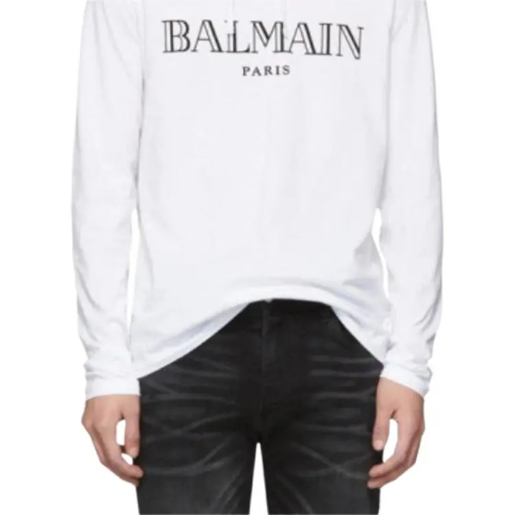 BALMAIN Sweatshirts Men White-4