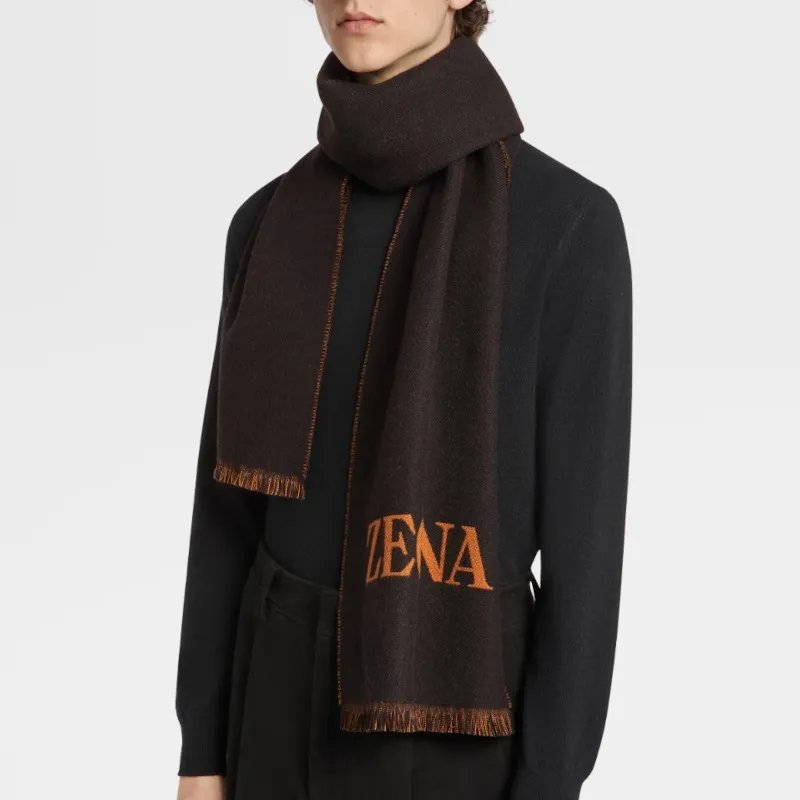 Ermenegildo Zegna Knit Scarves Men Black-1