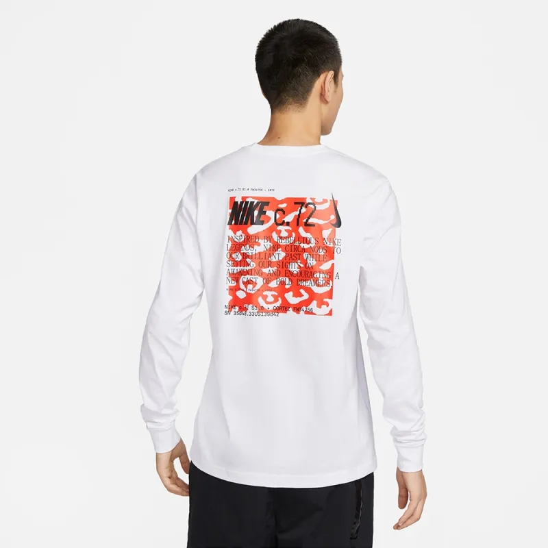 Nike T Shirts Men White-3