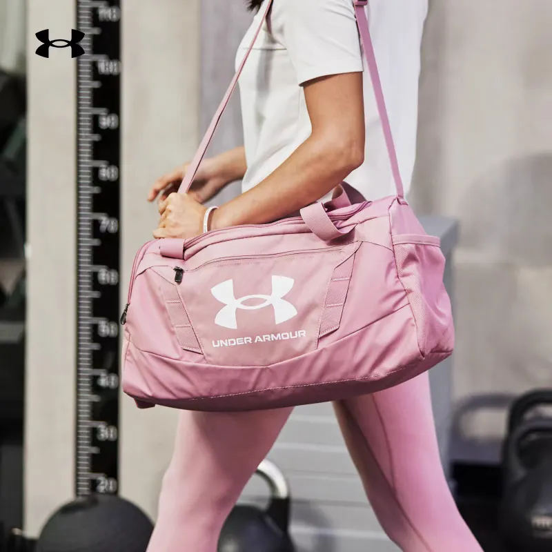 Under Armour Nylon Shoulder Bag, Crossbody Bag, Handbag, Gym Bag Large Size Women's Purple-2