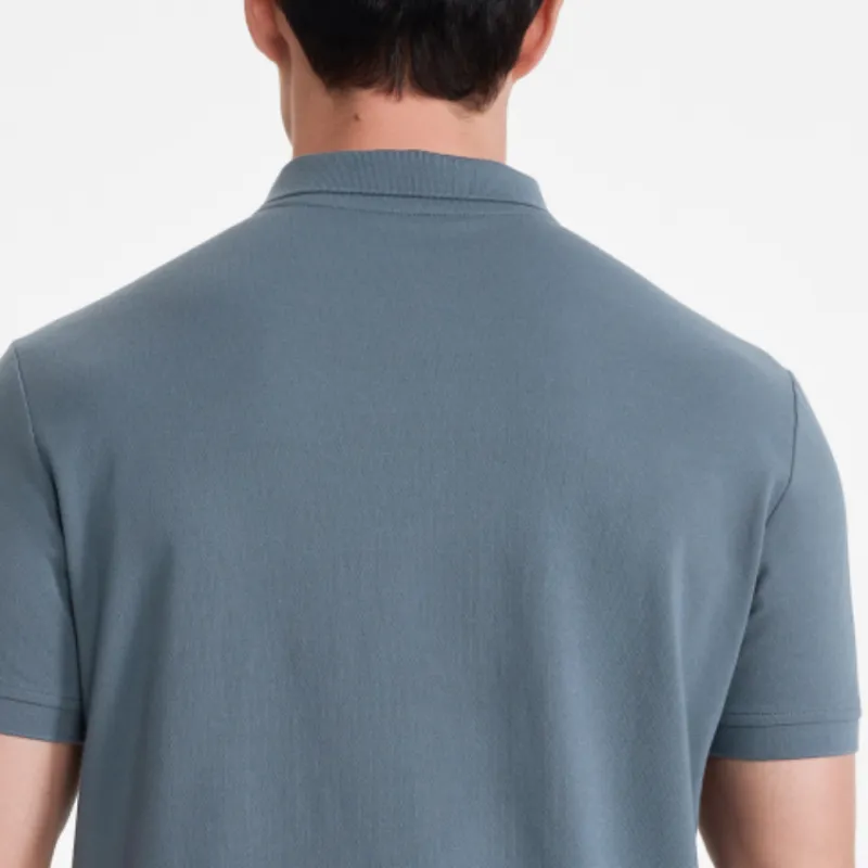 AIGLE Polo Shirt Men's Charcoal Gray-3