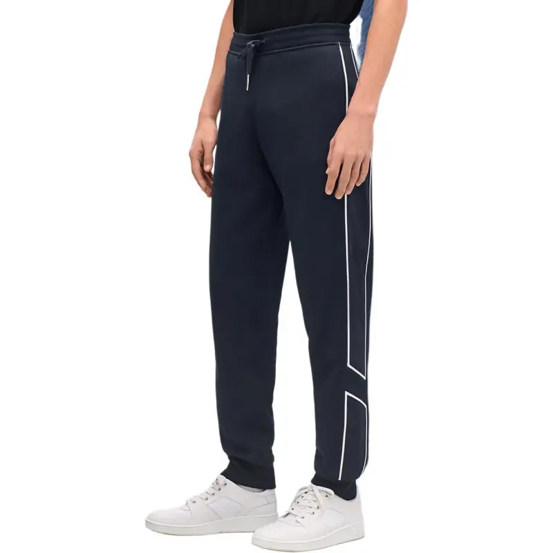 HERMES Knitted Sweatpants Men's Marine Blue-2
