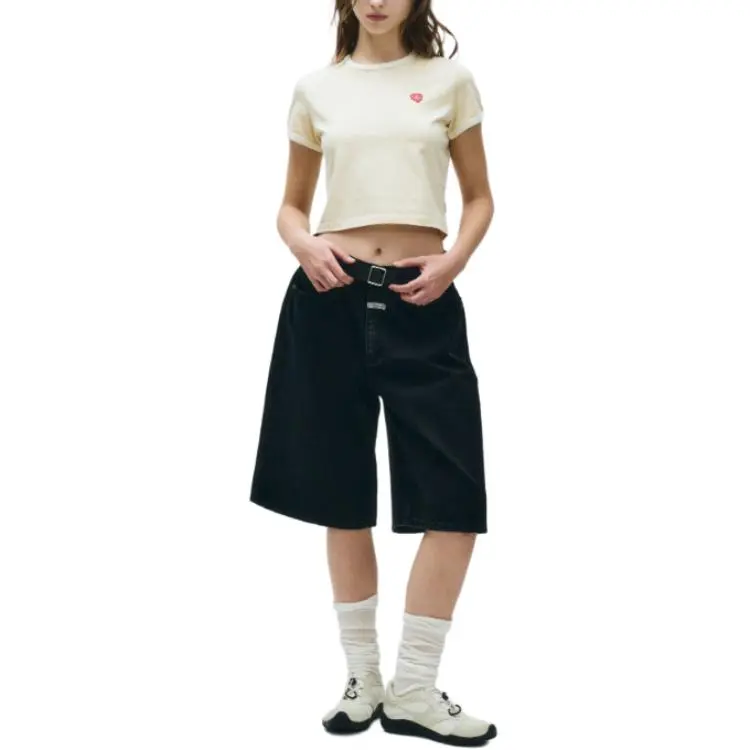 MARITHE FRANCOIS GIRBAUD Denim Shorts Unisex-5