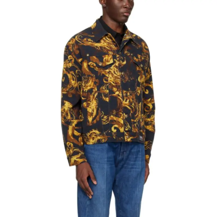 VERSACE JEANS COUTURE Jackets & Coats Men's Black-3