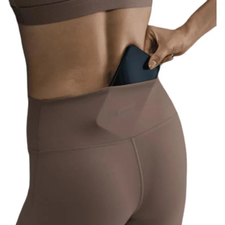 Nike Dri Fit One Leggings Women's Mink Brown/Black-2