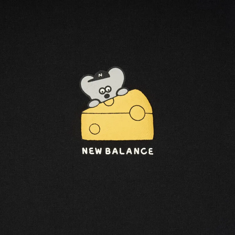 New Balance Drop Shoulder Sleeve T Shirt Women's Black-4