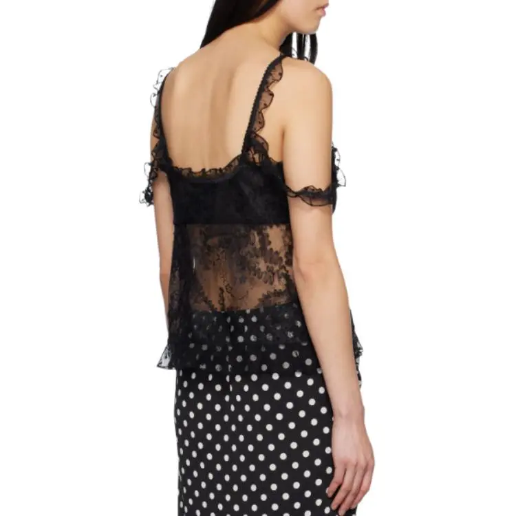 ANNA SUI Tank Tops Women's Black-1