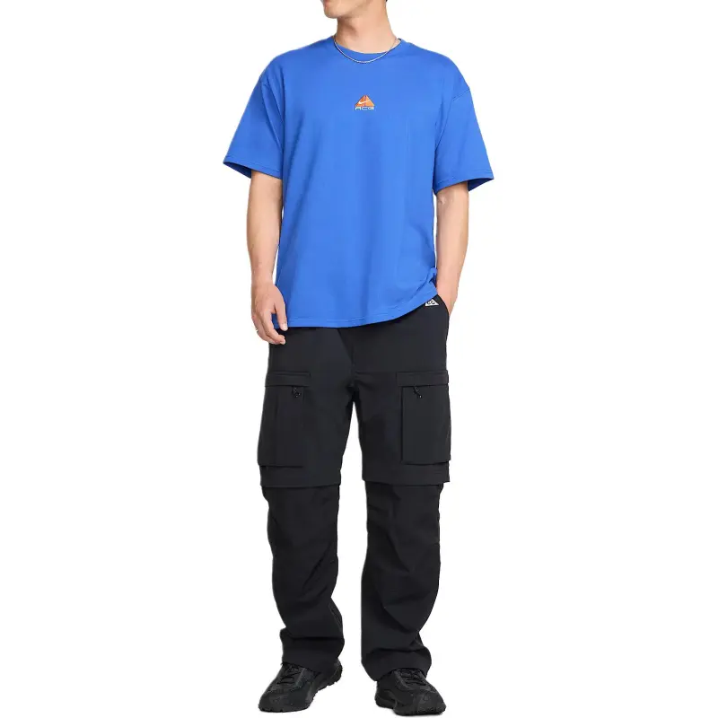 Nike Clothing T Shirts Men Blue-2