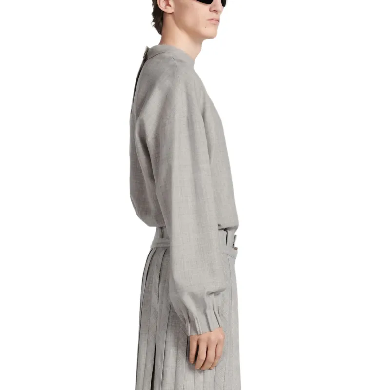 DIOR Button Detailed Crewneck Top-5